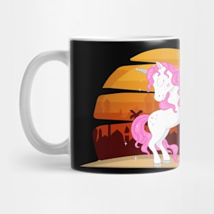 Pink vintage unicorn Mug
